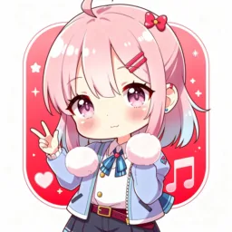Music icon in the Anime style for macOS