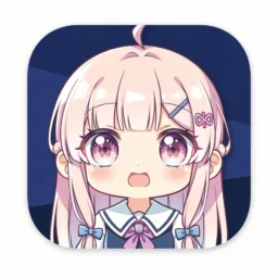 OBS icon in the Anime style for macOS