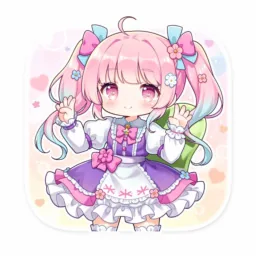 Photos icon in the Anime style for macOS