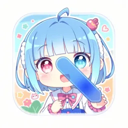 QuickTime Player icon in the Anime style for macOS