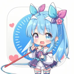 Safari icon in the Anime style for macOS