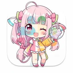 Slack icon in the Anime style