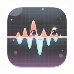 Stats icon in the Anime style for macOS