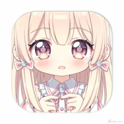 TextEdit icon in the Anime style for macOS
