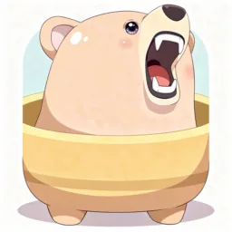 Tunnelbear icon in the Anime style for macOS