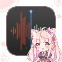 Voicememos icon in the Anime style for macOS
