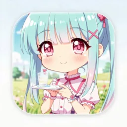 Warp icon in the Anime style for macOS