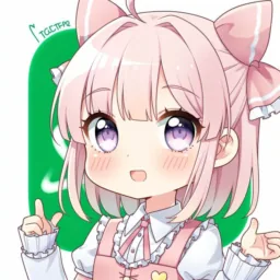 WhatsApp icon in the Anime style