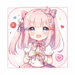 YouTube Music icon in the Anime style for macOS