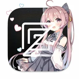Zed icon in the Anime style for macOS