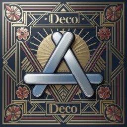 App Store icon in the Art Deco style