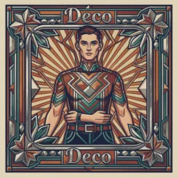 Books icon in the Art Deco style for macOS