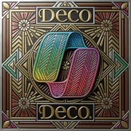 Copilot icon in the Art Deco style for macOS