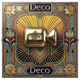 FaceTime icon in the Art Deco style for macOS
