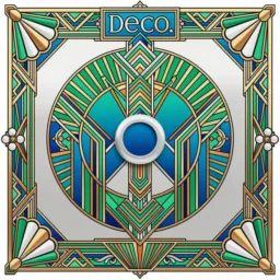 Findmy icon in the Art Deco style for macOS
