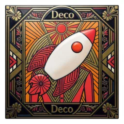 Games icon in the Art Deco style for macOS