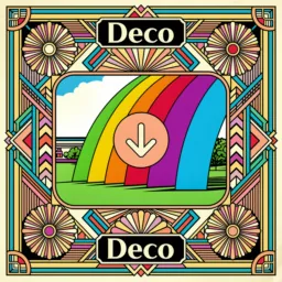 Image Capture icon in the Art Deco style