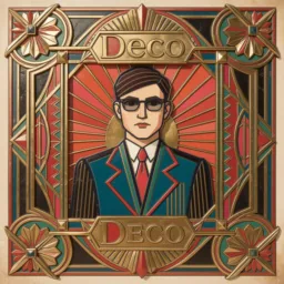 News icon in the Art Deco style for macOS
