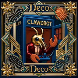 OpenClaw icon in the Art Deco style for macOS