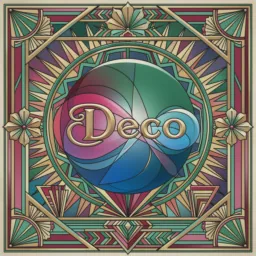 Siri icon in the Art Deco style for macOS