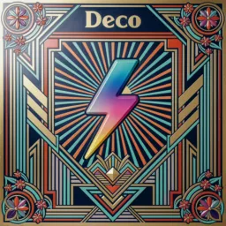 Supercharge icon in the Art Deco style for macOS