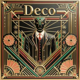 Tailscale icon in the Art Deco style