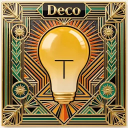 Tips icon in the Art Deco style for macOS