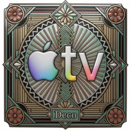 TV icon in the Art Deco style for macOS