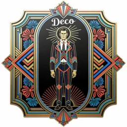 Voicememos icon in the Art Deco style for macOS