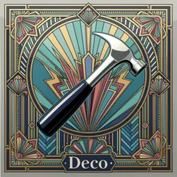 Xcode icon in the Art Deco style for macOS
