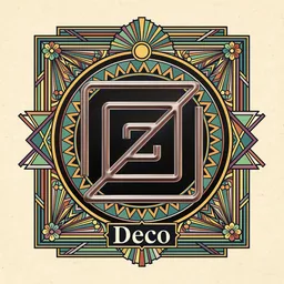 Zed icon in the Art Deco style for macOS