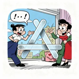App Store icon in the Cartoon style