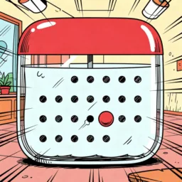 Calendar icon in the Cartoon style for macOS