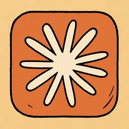 Claude icon in the Cartoon style for macOS