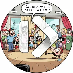 Hidden Bar icon in the Cartoon style for macOS