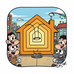 Home icon in the Cartoon style for macOS