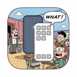 iPhone Mirroring icon in the Cartoon style for macOS
