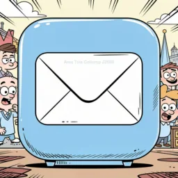 Mail icon in the Cartoon style