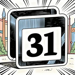 Notion Calendar icon in the Cartoon style for macOS