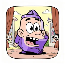 Obsidian icon in the Cartoon style