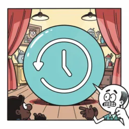 Time Machine icon in the Cartoon style
