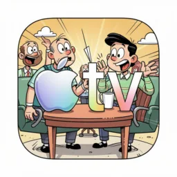 TV icon in the Cartoon style for macOS