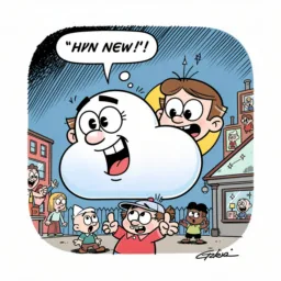 Weather icon in the Cartoon style for macOS