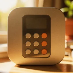 Calculator icon in the Cinema style for macOS