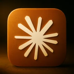 Claude icon in the Cinema style for macOS