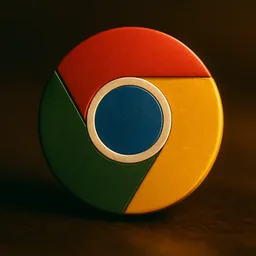 Google Chrome icon in the Cinema style