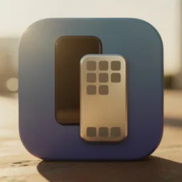 iPhone Mirroring icon in the Cinema style for macOS