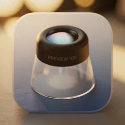 Preview icon in the Cinema style for macOS