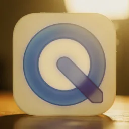 QuickTime Player icon in the Cinema style for macOS