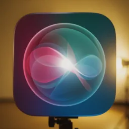 Siri icon in the Cinema style for macOS